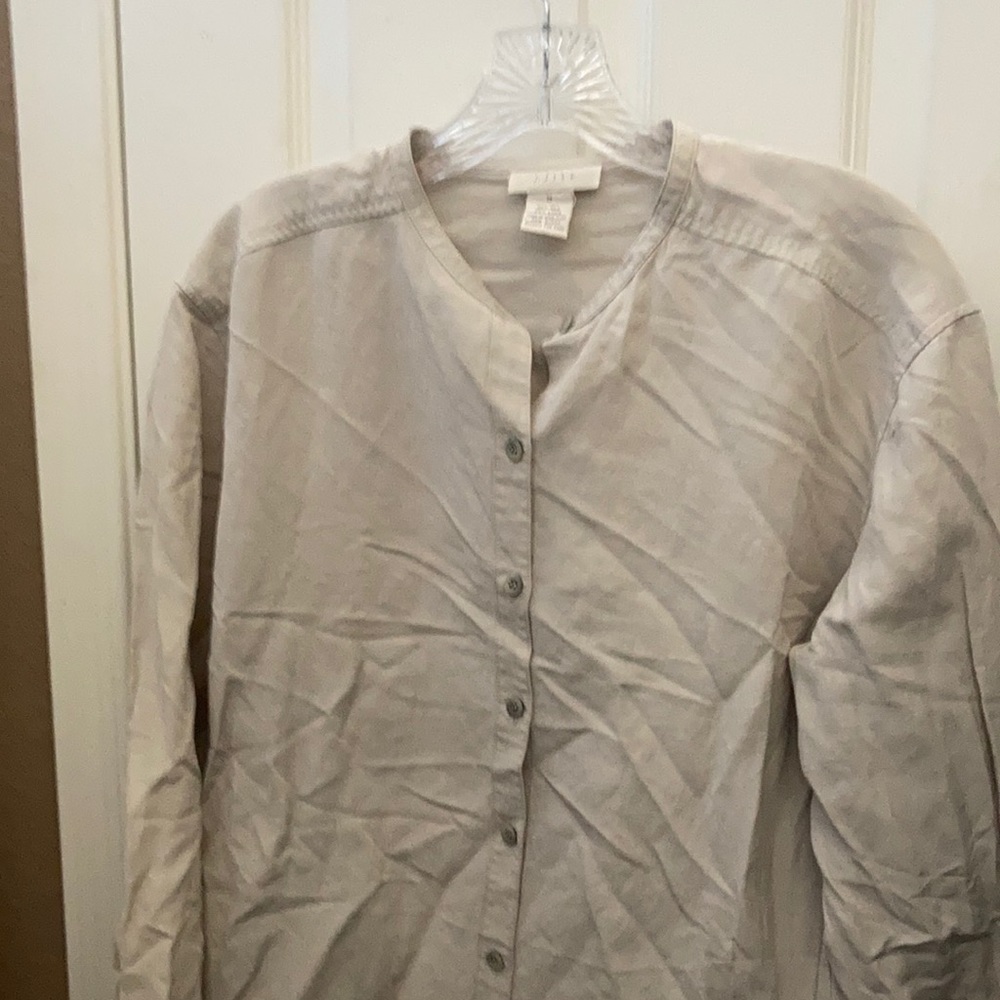 FINAL MARKDOWN J Jill silk blend blouse medium